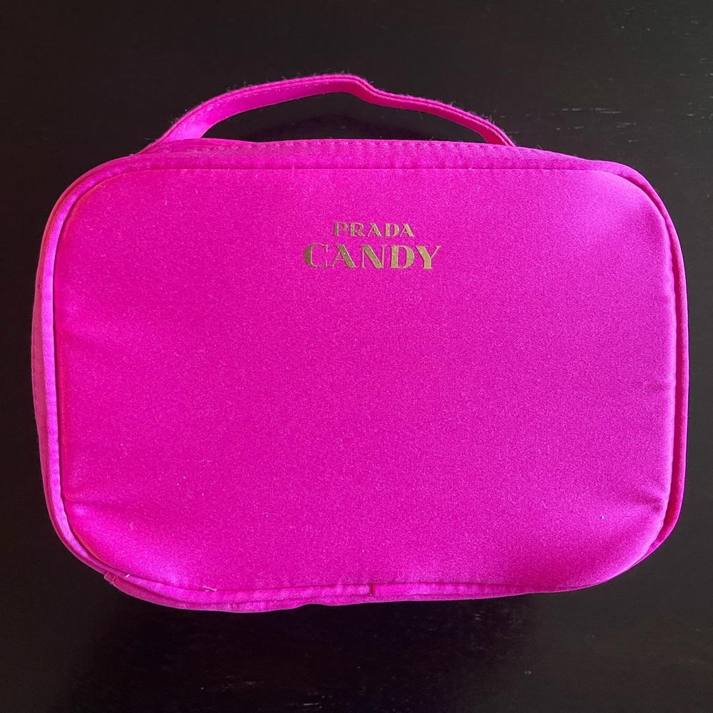 Prada Candy Pink Cosmetic Bag- NWOT